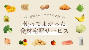 【妊婦さん・ママさん必見】使って良かった食材宅配サービス3選